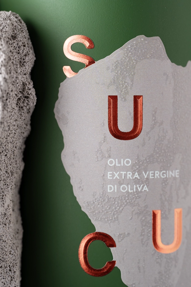 Dettaglio Bottiglia Olio Sulcus 500ml